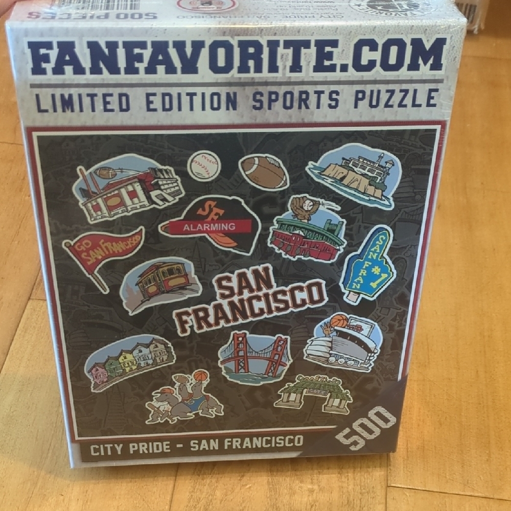 ✅NWT San Francisco Sports Puzzle Giants 49ers Warriors City Pride Bay Area SF